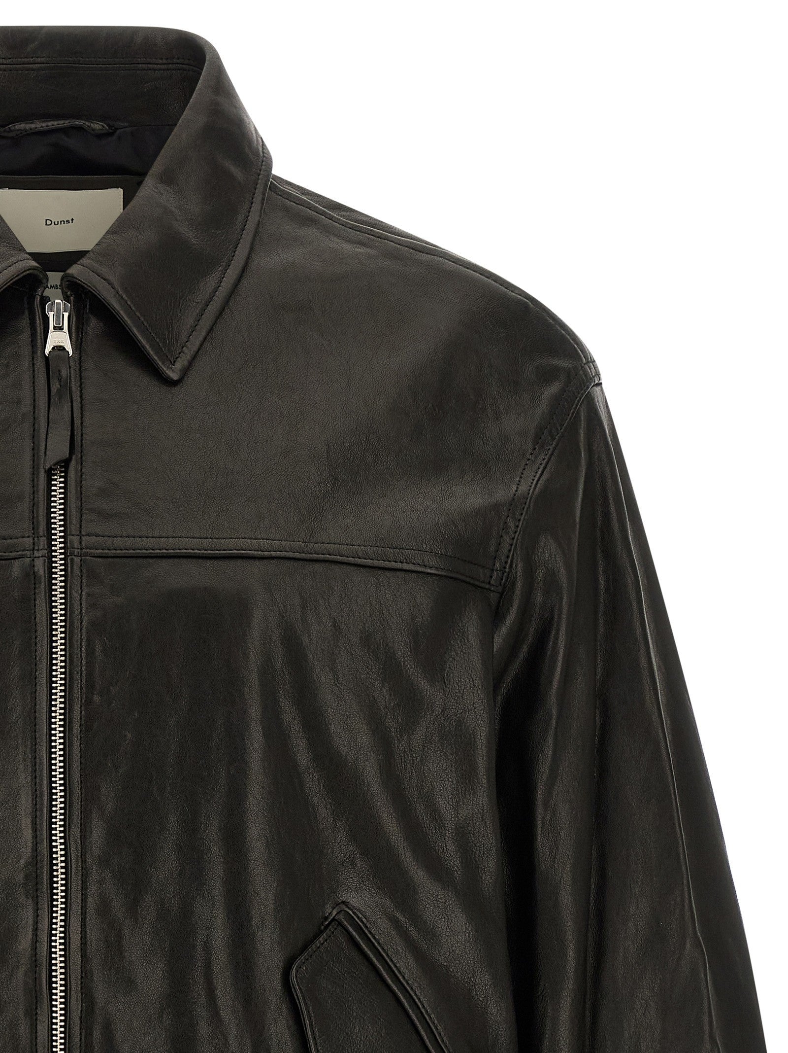 DUNST Leather Blouson Black