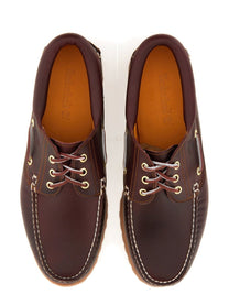 Timberland Men's Leather Boat Moccasin Red