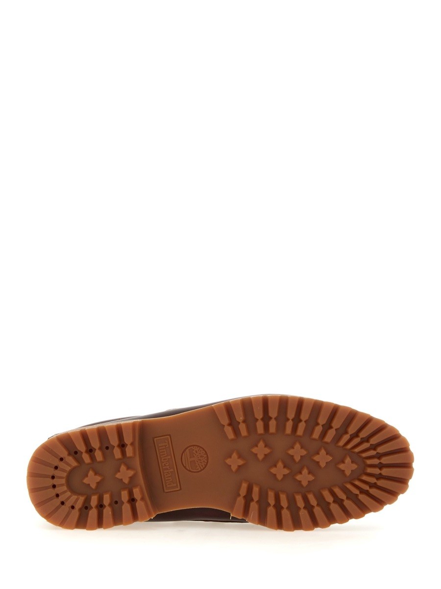 Timberland Men's Leather Boat Moccasin Red