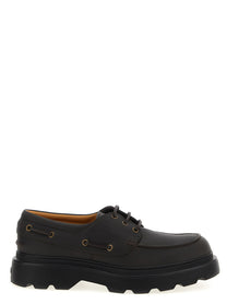 Tod's Leather Boat Shoe Brown