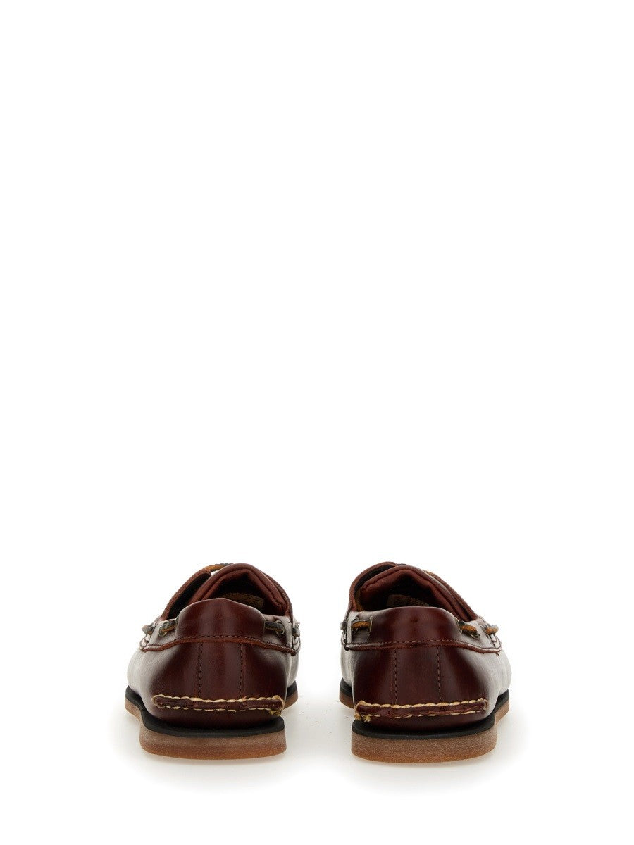 Timberland Men's Leather Boat Shoe Brown