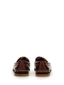 Timberland Men's Leather Boat Shoe Brown