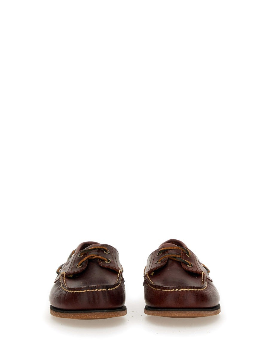 Timberland Men's Leather Boat Shoe Brown