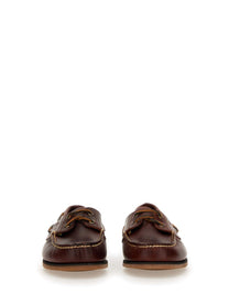 Timberland Men's Leather Boat Shoe Brown