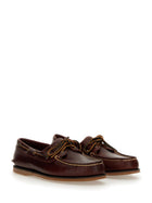 Timberland Men's Leather Boat Shoe Brown, view 2