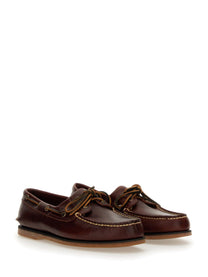 Timberland Men's Leather Boat Shoe Brown