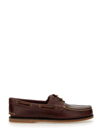Timberland Men's Leather Boat Shoe Brown