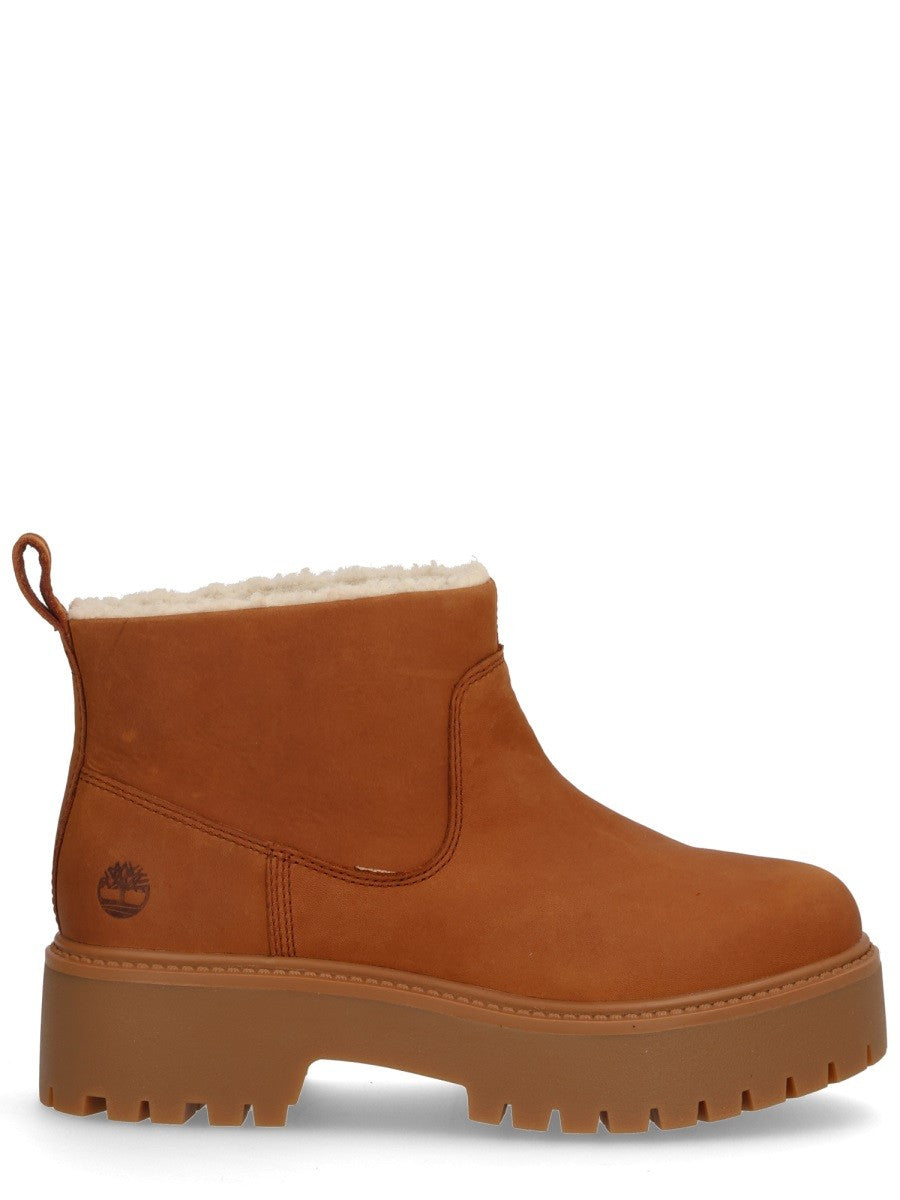 Timberland Women's Leather Boot Brown Timberland
