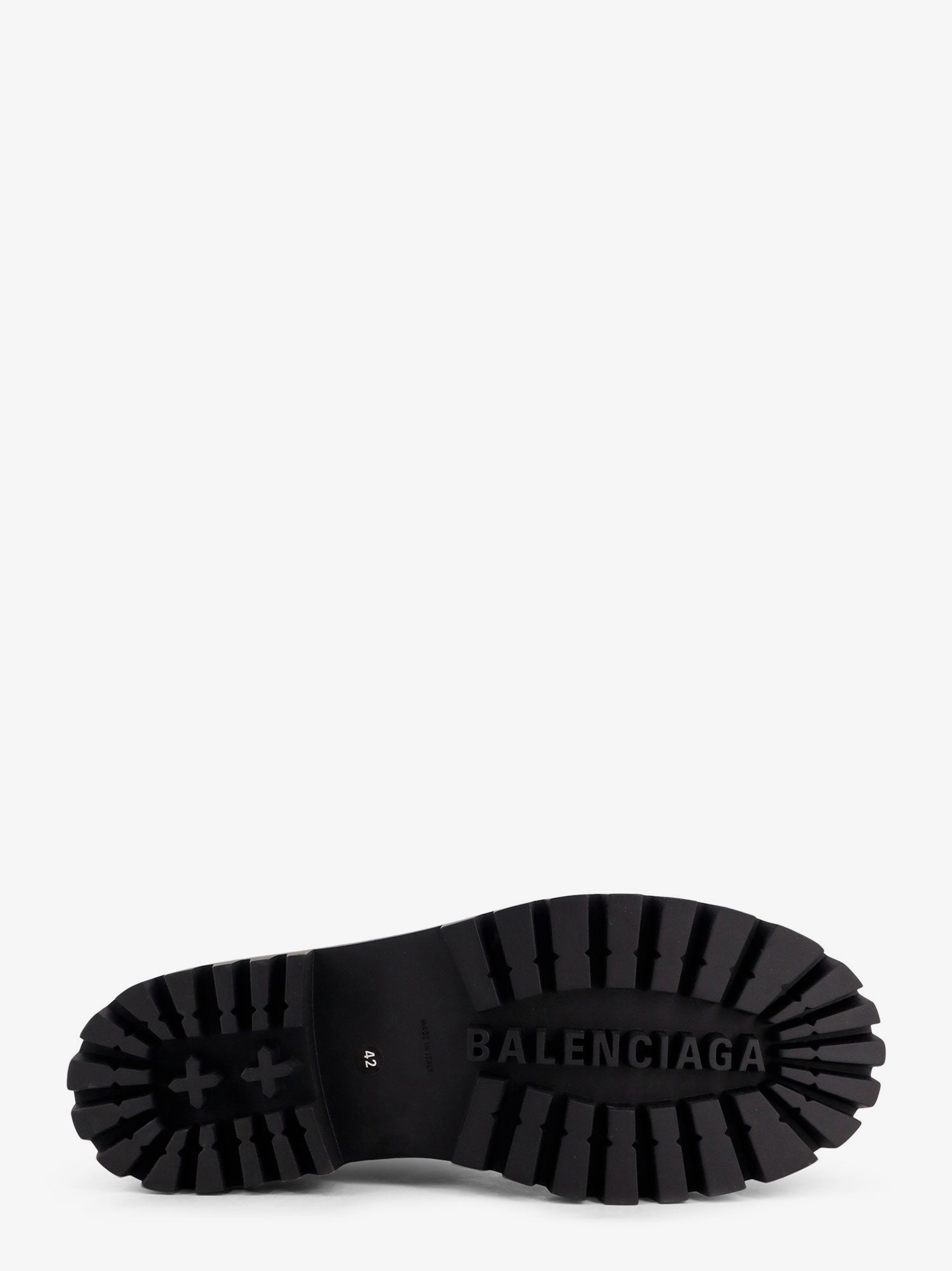 Balenciaga Men's Leather Boots Black