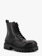 Balenciaga Men's Leather Boots Black, view 3