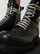 Rick Owens Men's Leather Boots Black, view 2
