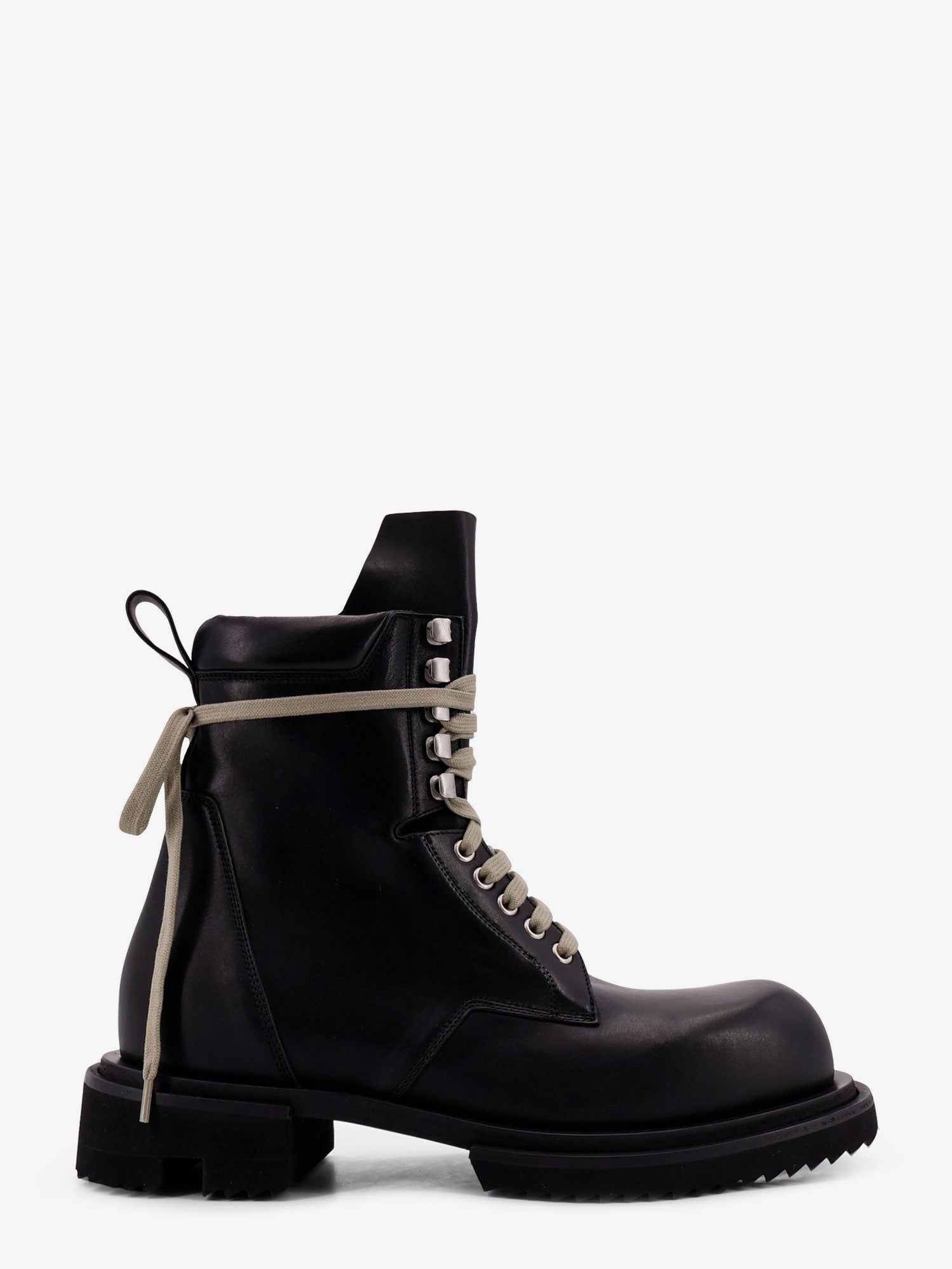 Rick Owens Men's Leather Boots Black