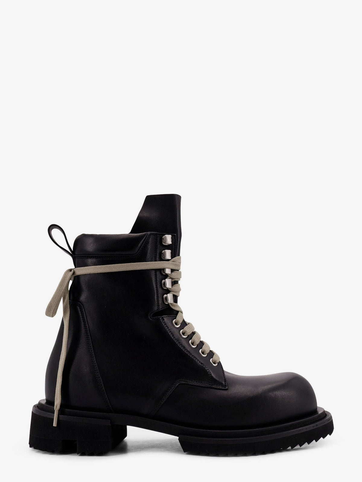 Rick Owens Men's Leather Boots Black