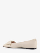 Valentino Women's Leather Bowow Ballerinas White, view 4
