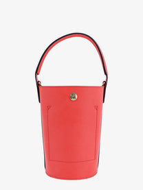 Longchamp Women's Leather Bucket Bag Red