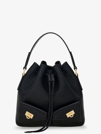 Ferragamo Women's Leather Bucket Bag Black
