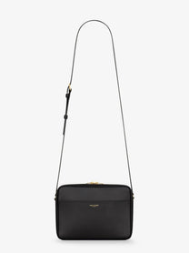 Saint Laurent Women's Leather Camera Bag Shoulder Bag Black