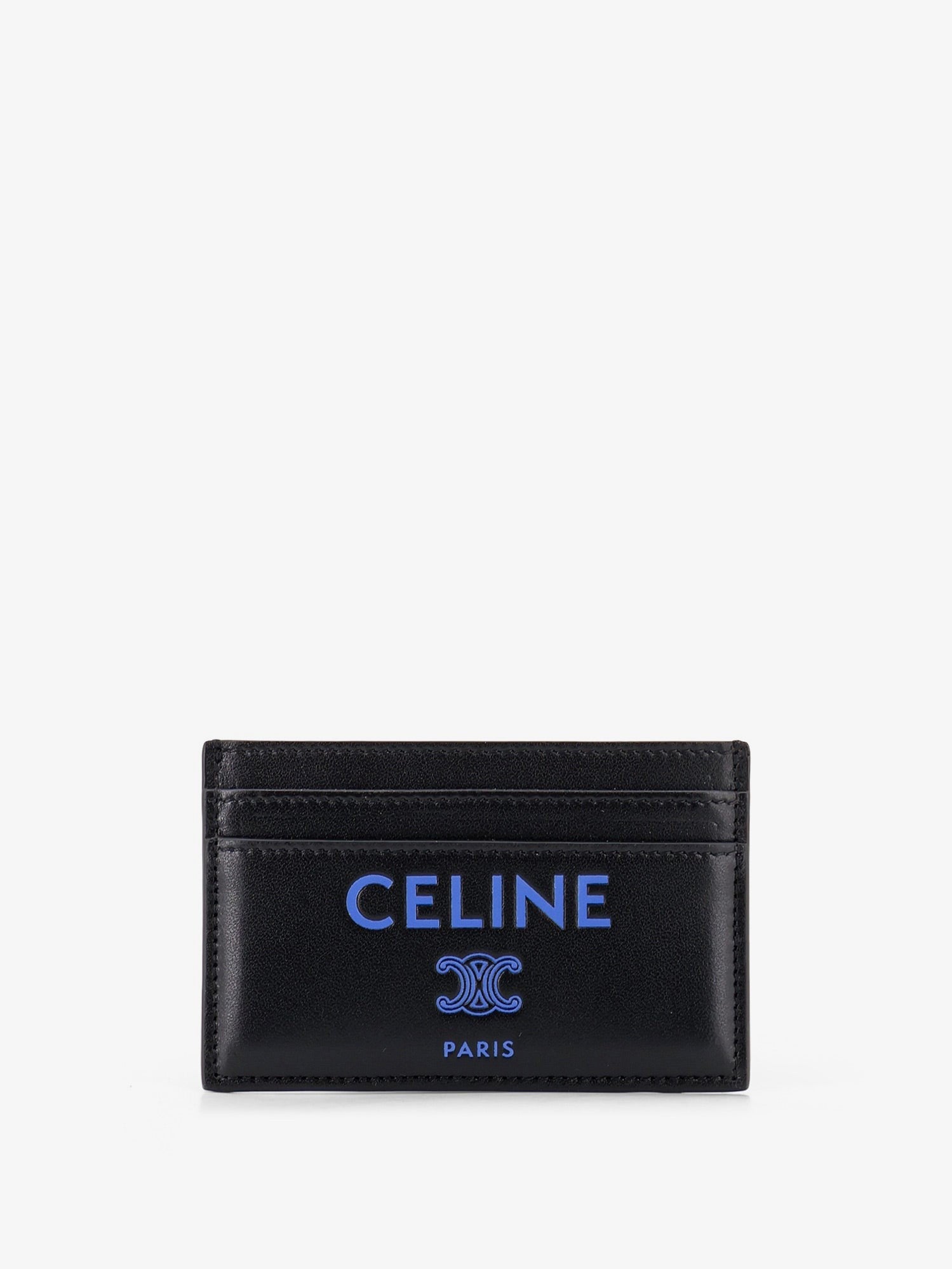 Celine Men's Leather Card Holder Black