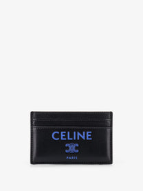 Celine Men's Leather Card Holder Black