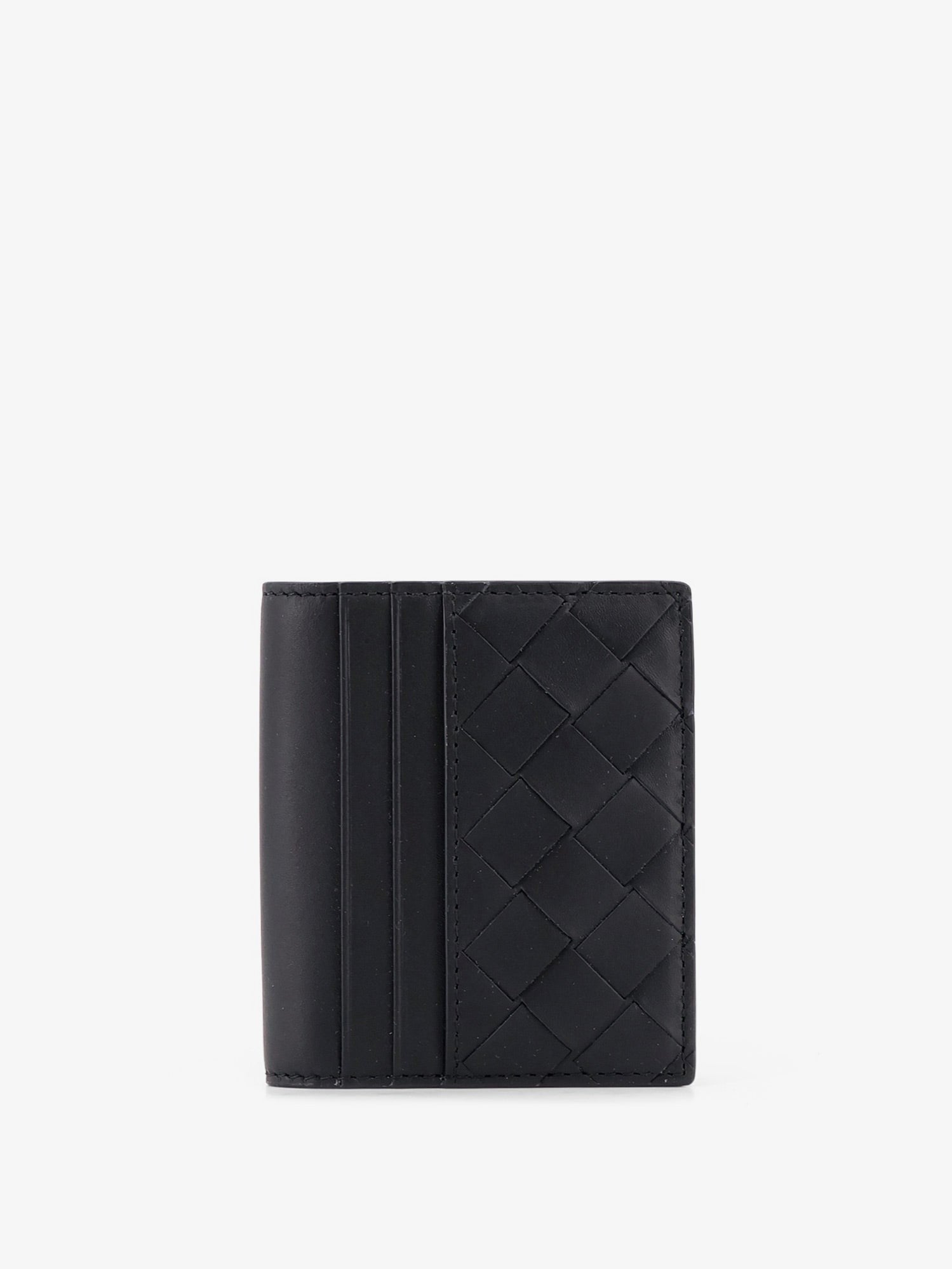Bottega Veneta Men's Leather Card Holder Black