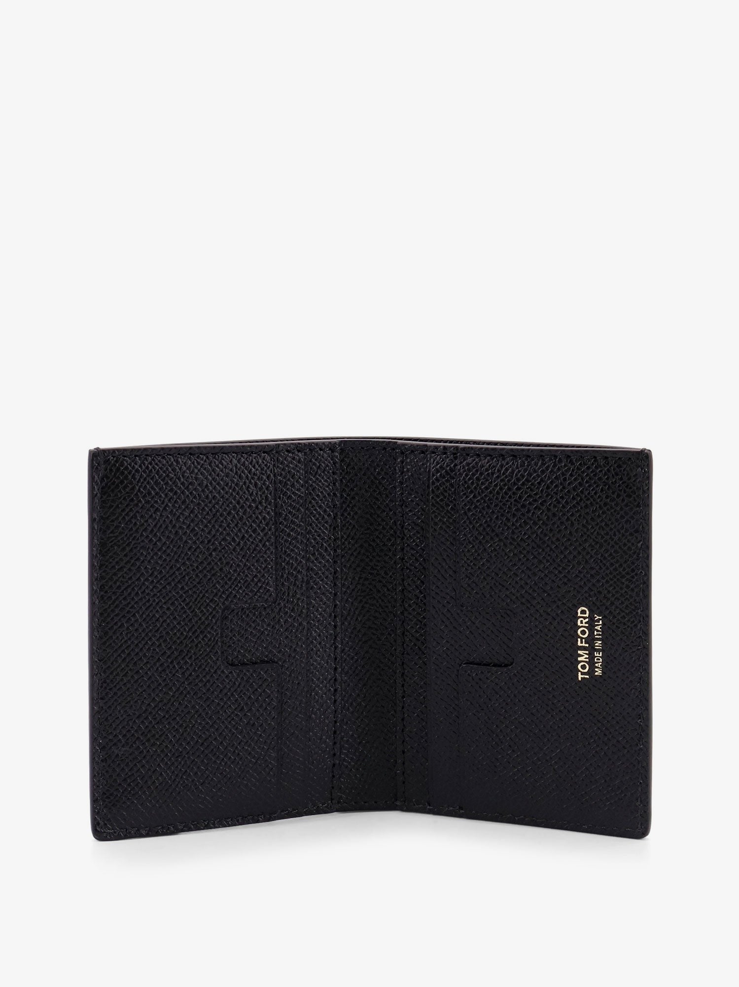 Tom Ford Men's Leather Card Holder Black