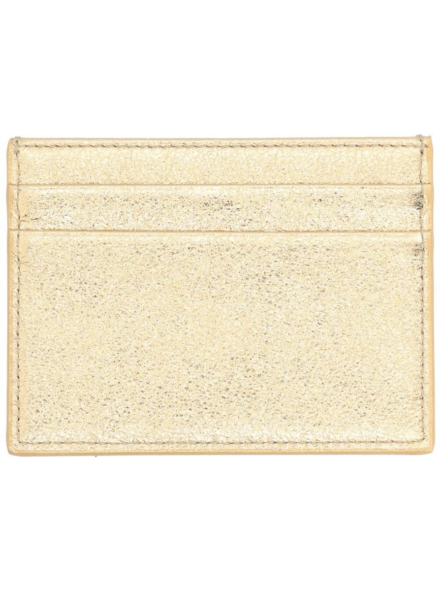 Dolce &amp; Gabbana Women's Leather Card Holder Gold