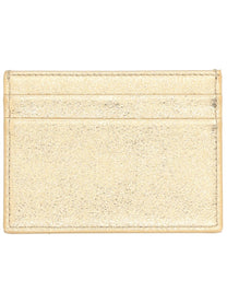 Dolce &amp; Gabbana Women's Leather Card Holder Gold