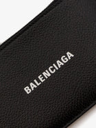 Balenciaga Men's Leather Card Holder Black, view 3