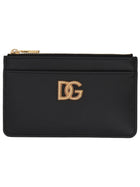 Dolce &amp; Gabbana Women's Leather Card Holder Black