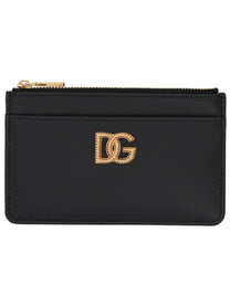 Dolce &amp; Gabbana Women's Leather Card Holder Black