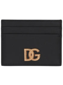 Dolce &amp; Gabbana Women's Leather Card Holder Black