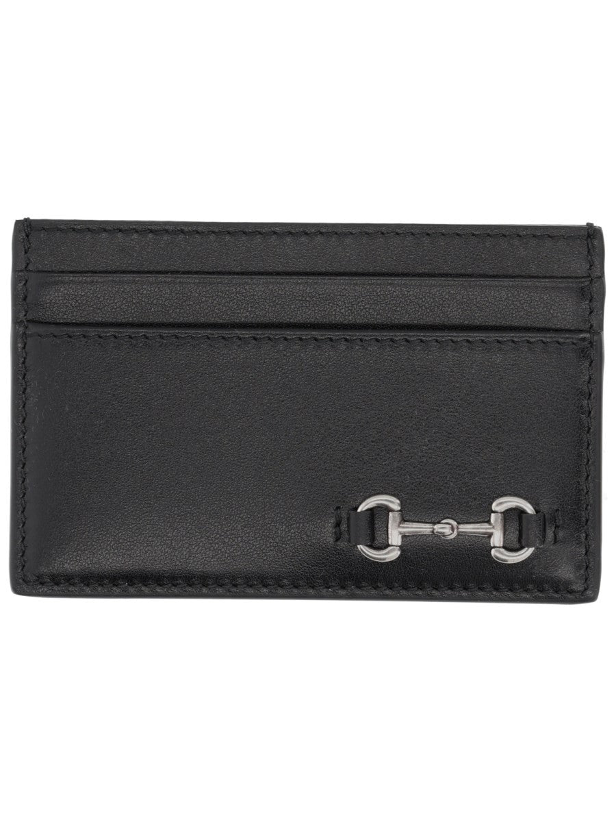 Gucci Men's Leather Card Holder Black