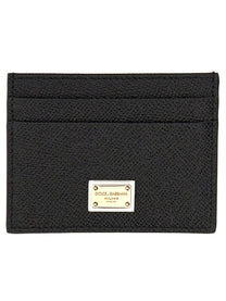 Dolce &amp; Gabbana Women's Leather Card Holder Black