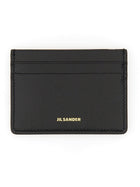 Jil Sander Women's Leather Card Holder Black