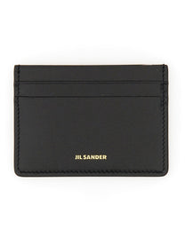 Jil Sander Women's Leather Card Holder Black