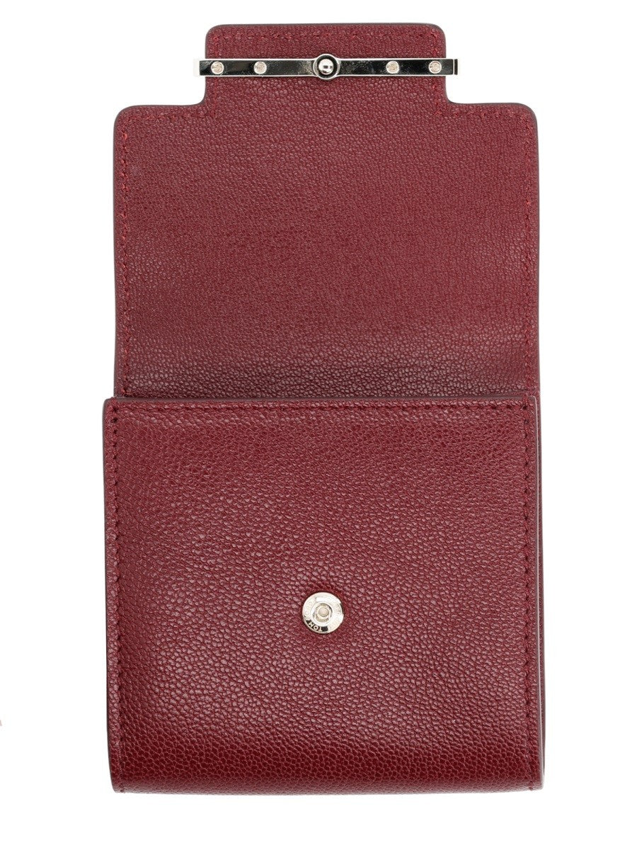 Tom Ford Women's Leather Card Holder Red