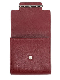 Tom Ford Women's Leather Card Holder Red