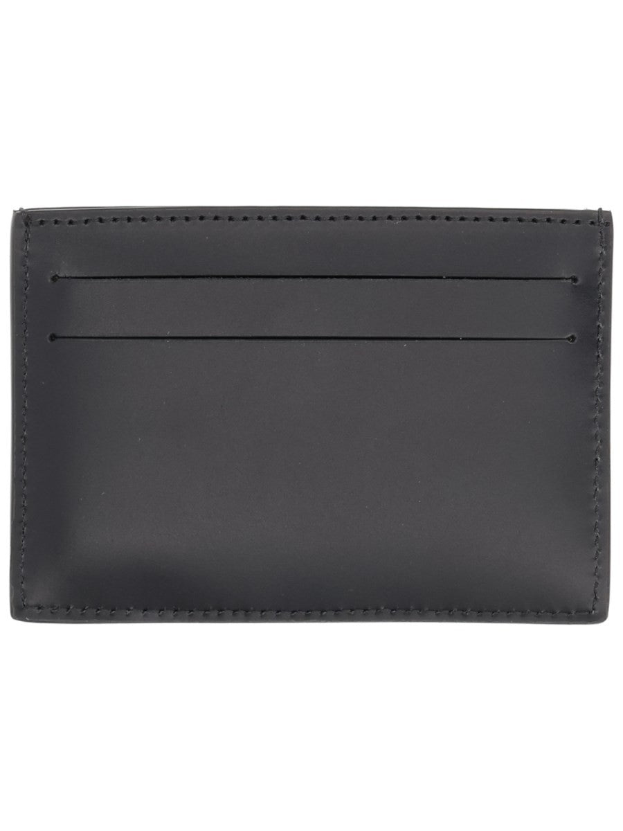Fendi Men's Leather Card Holder Black