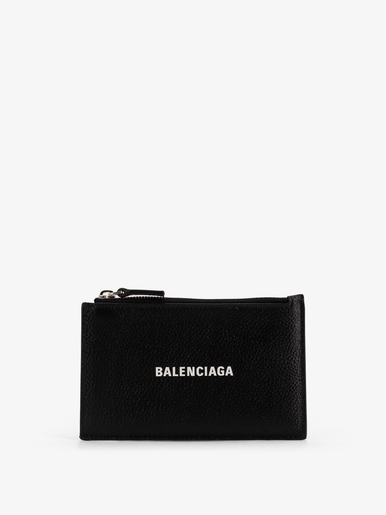 Balenciaga Men's Leather Card Holder Black