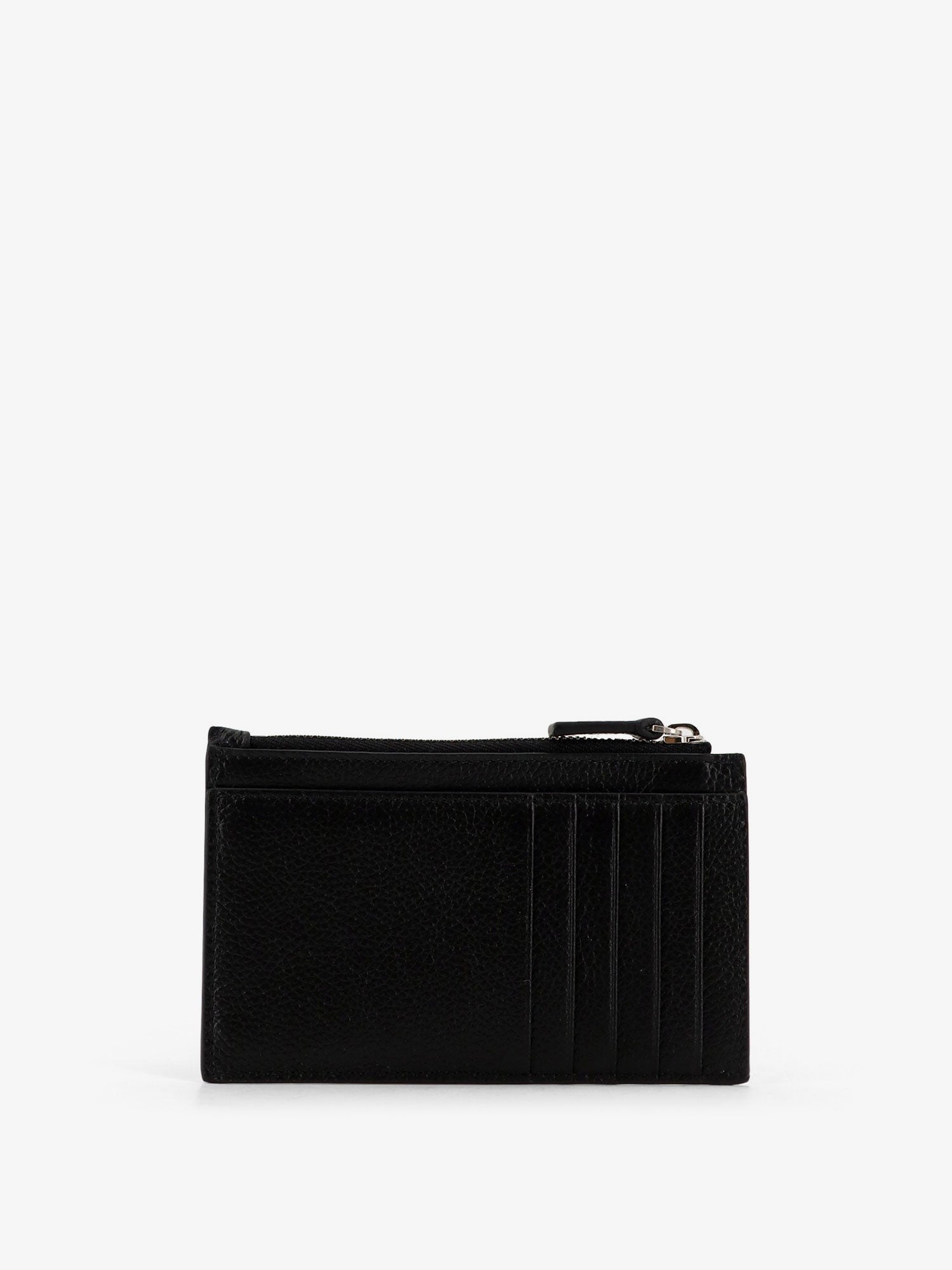 Balenciaga Men's Leather Card Holder Black