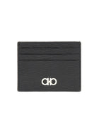 Ferragamo Men's Leather Card Holder Black