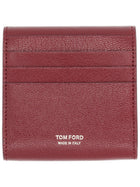 Tom Ford Women's Leather Card Holder Red, view 2