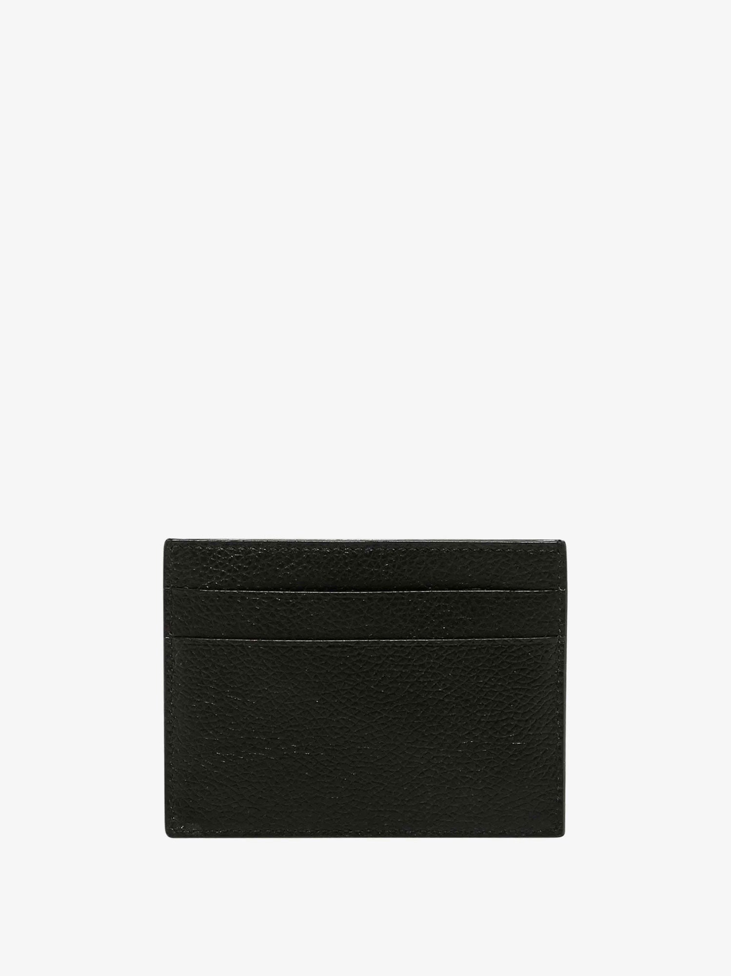 Balenciaga Men's Leather Card Holder Black