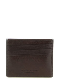 Brunello Cucinelli Leather Cardholder Brown