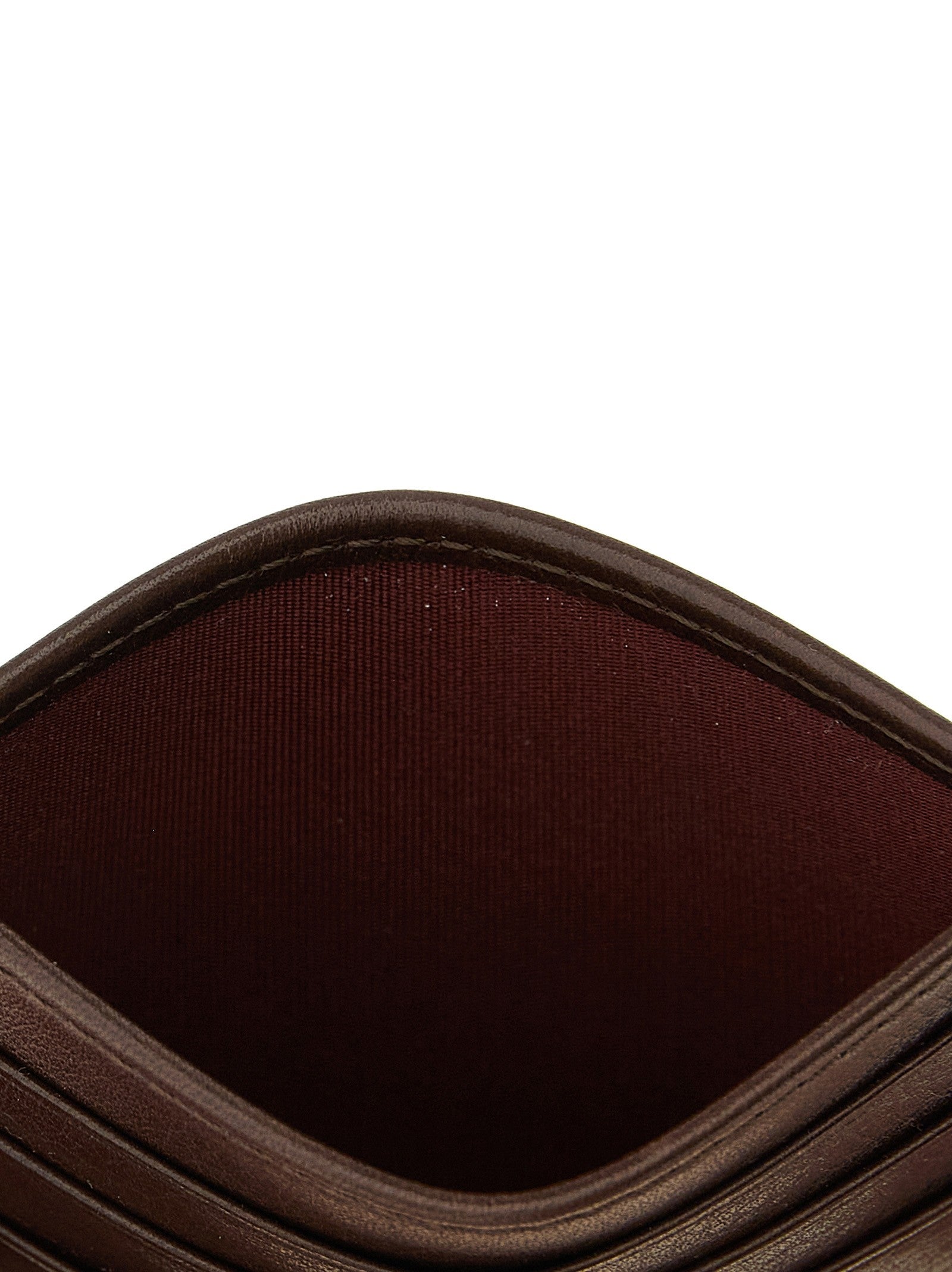 Brunello Cucinelli Leather Cardholder Brown