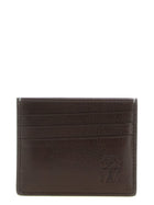 Brunello Cucinelli Leather Cardholder Brown