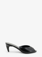 JUDE Women's Leather Cave Mule Sandals Black
