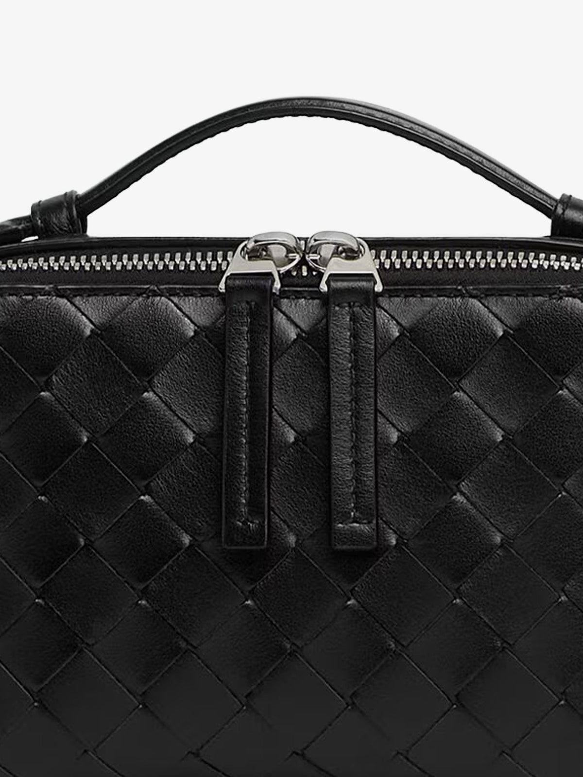 Bottega Veneta Men's Leather Clutch Bag Black