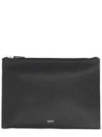 Tom Ford Men's Leather Clutch Bag Black