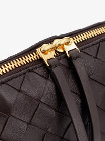 Bottega Veneta Women's Leather Clutch Brown